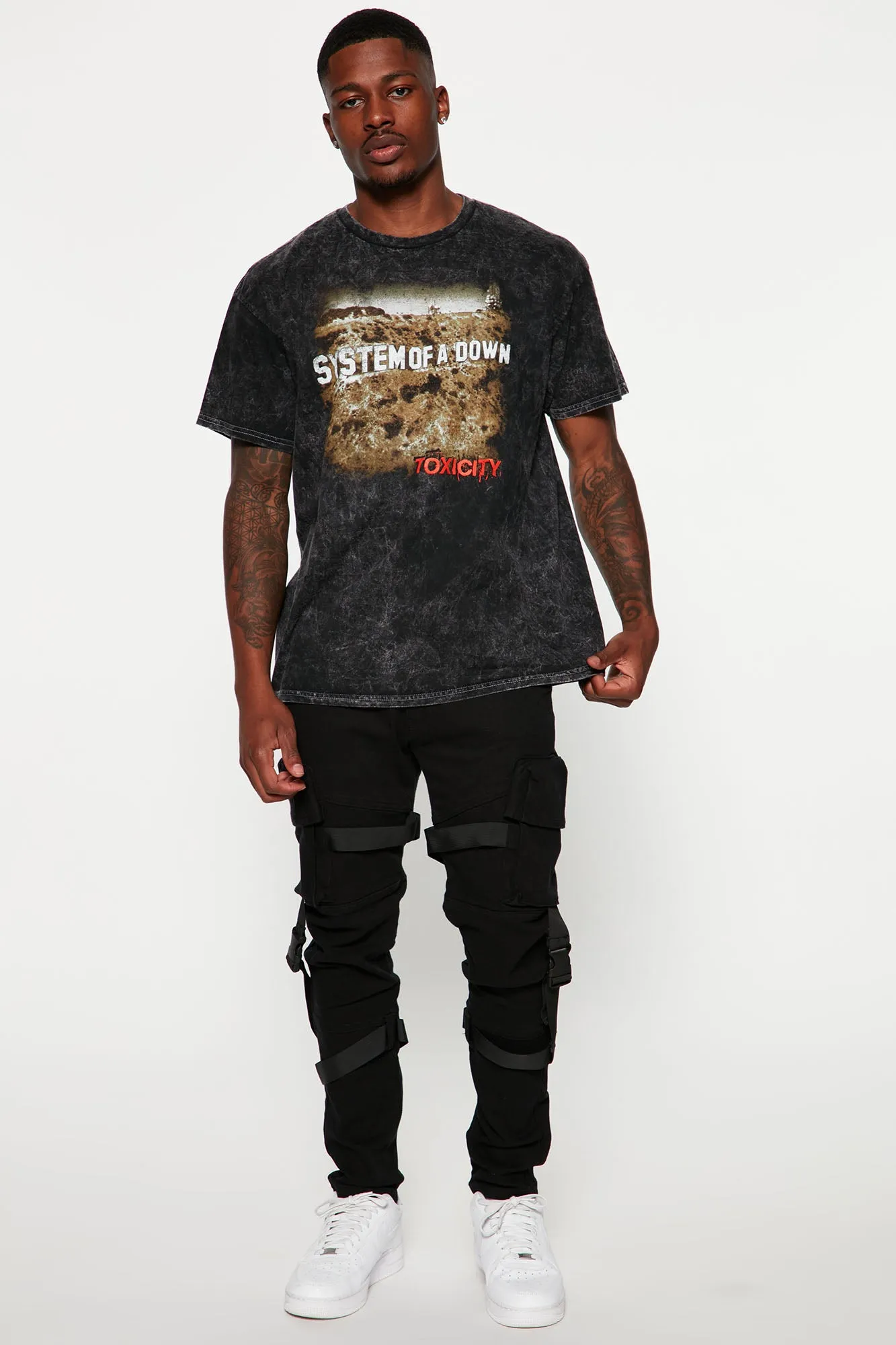 Always Ready For It Slim Cargo Jeans - Black