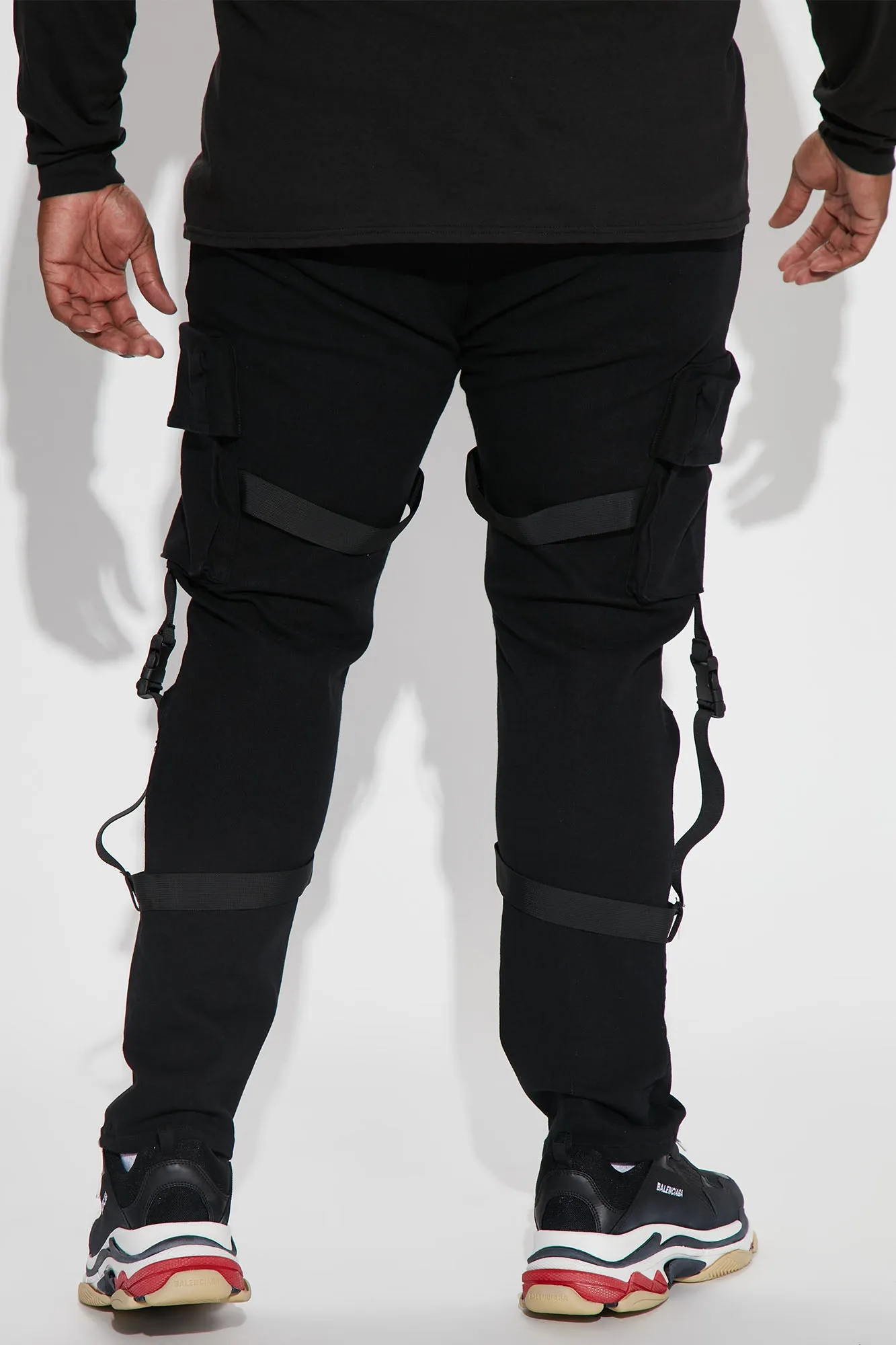 Always Ready For It Slim Cargo Jeans - Black