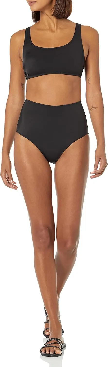 Amazon Essentials Women's High Waist Swim Bottom (Available in Plus Size)