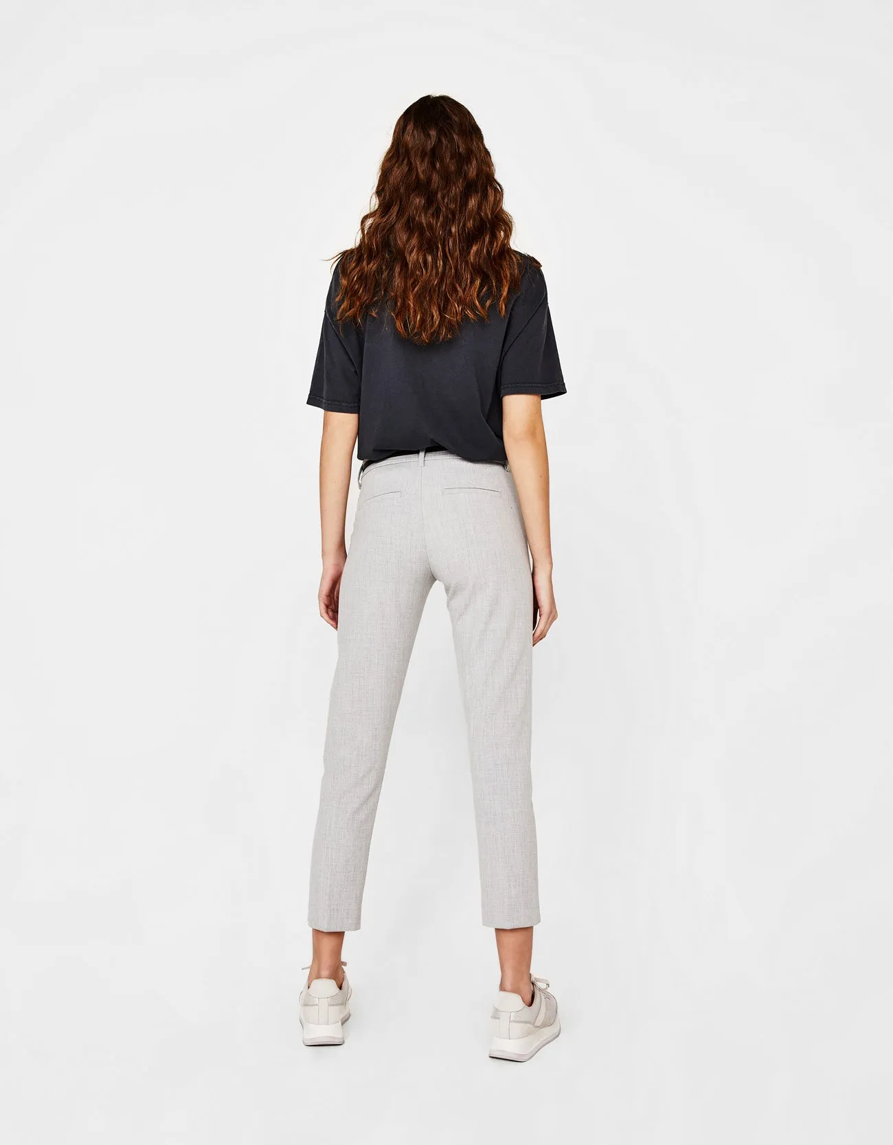 Belted chino trousers polo