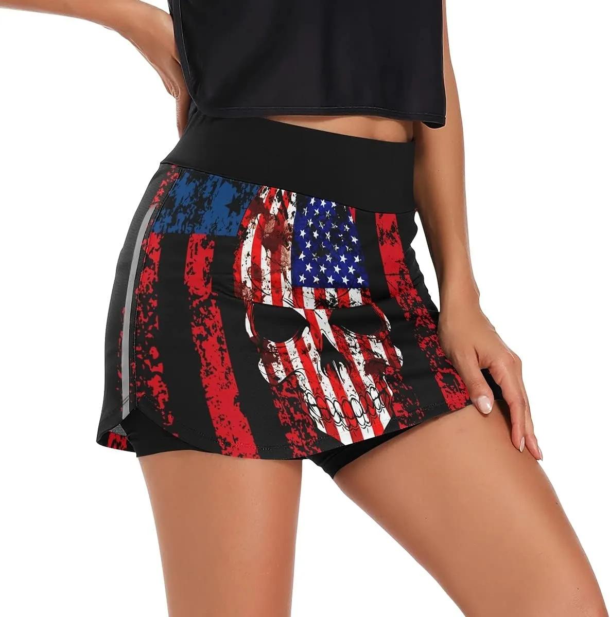 BGXW Womens Sports Skort Summer Athletic Tennis Skirt Golf Skorts with Pockets