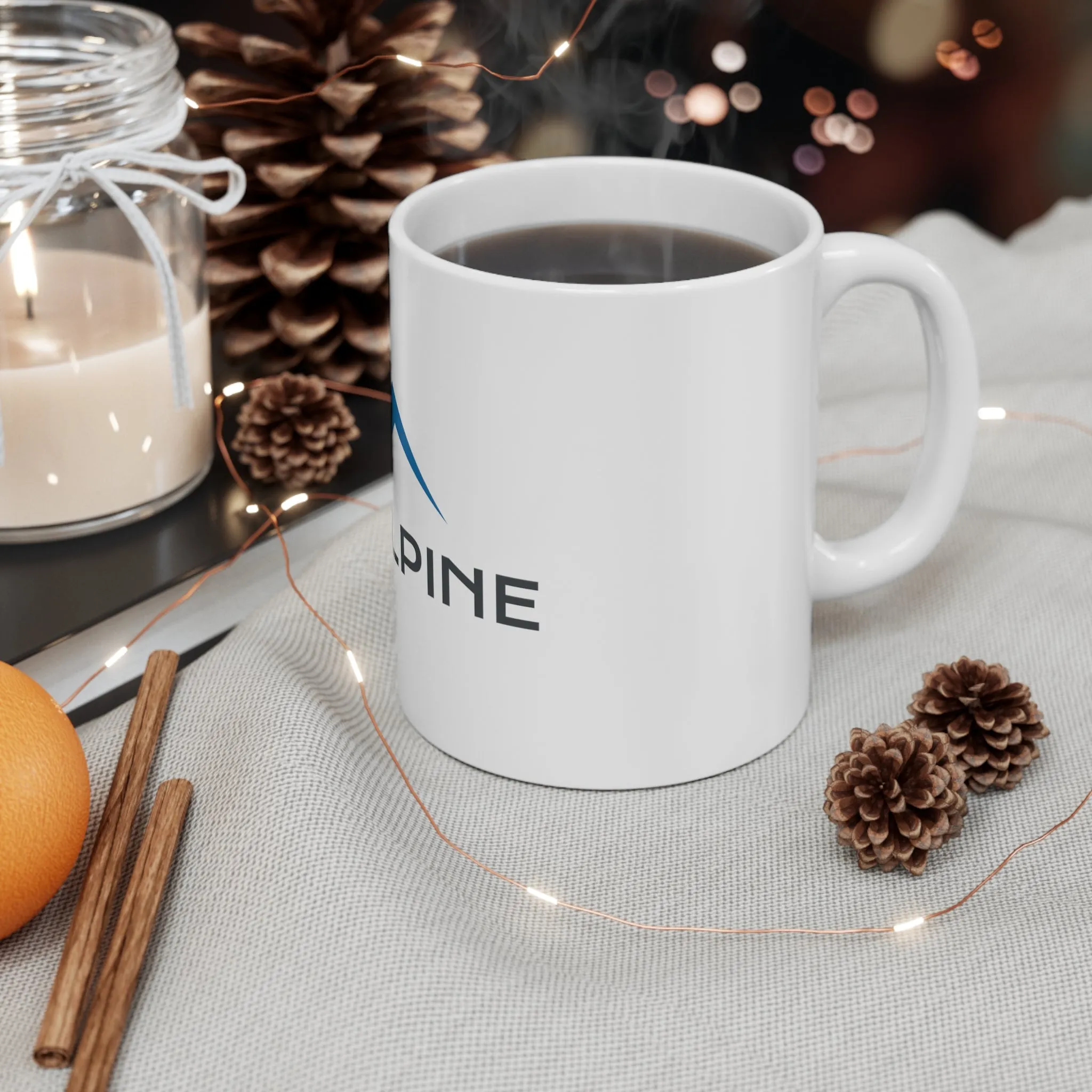 Blue Alpine Ceramic Mug 11oz