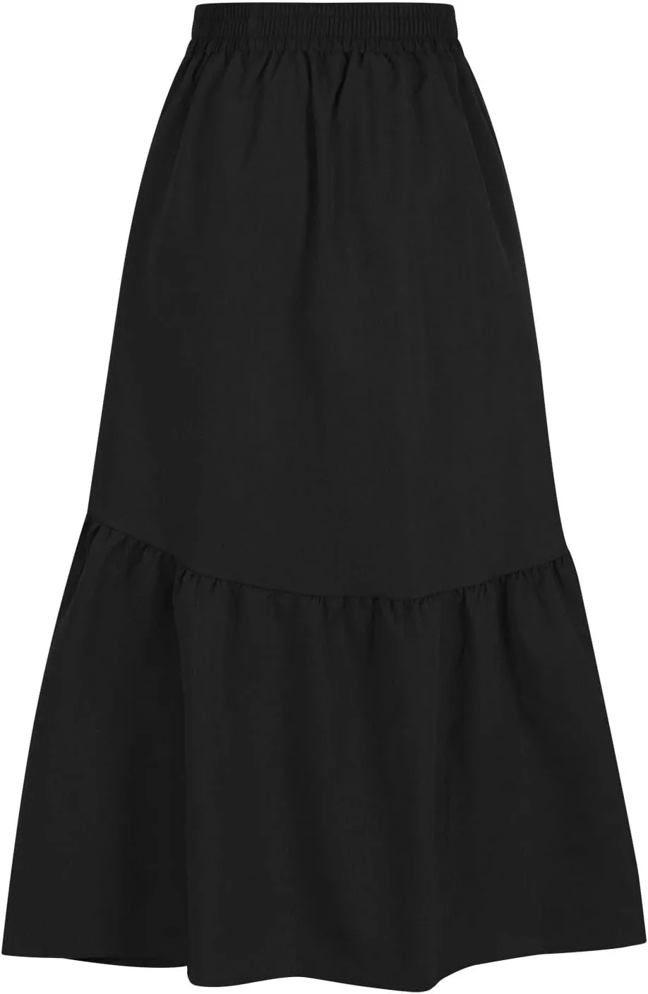 Boho Summer Maxi Skirts for Women, 2025 Trendy Casual Beach Skirt High Waist Bohemian Lightweight Flowy Skirts