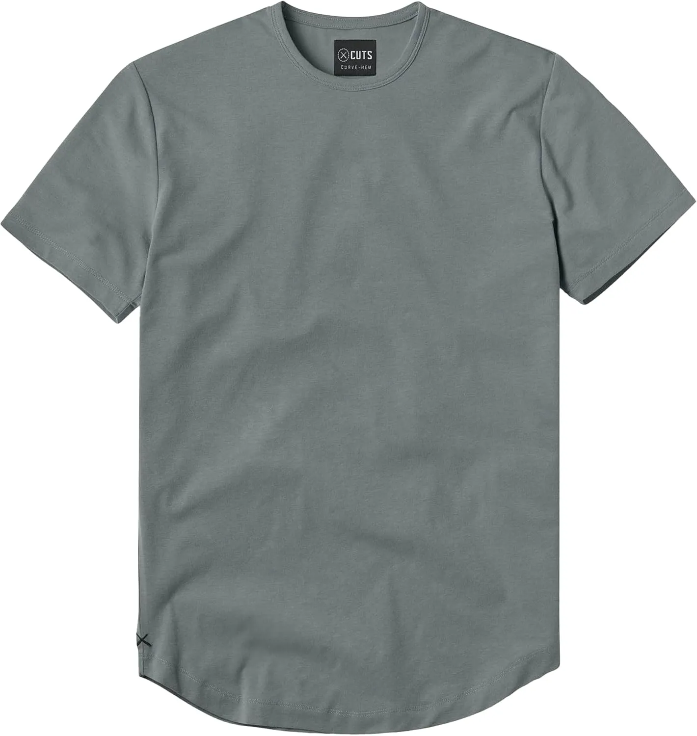 Clothing Men's Premium AO Crew Neck Casual Short Sleeve T-Shirt | Classic Curve Hem | PYCA Pro Soft Fabric
