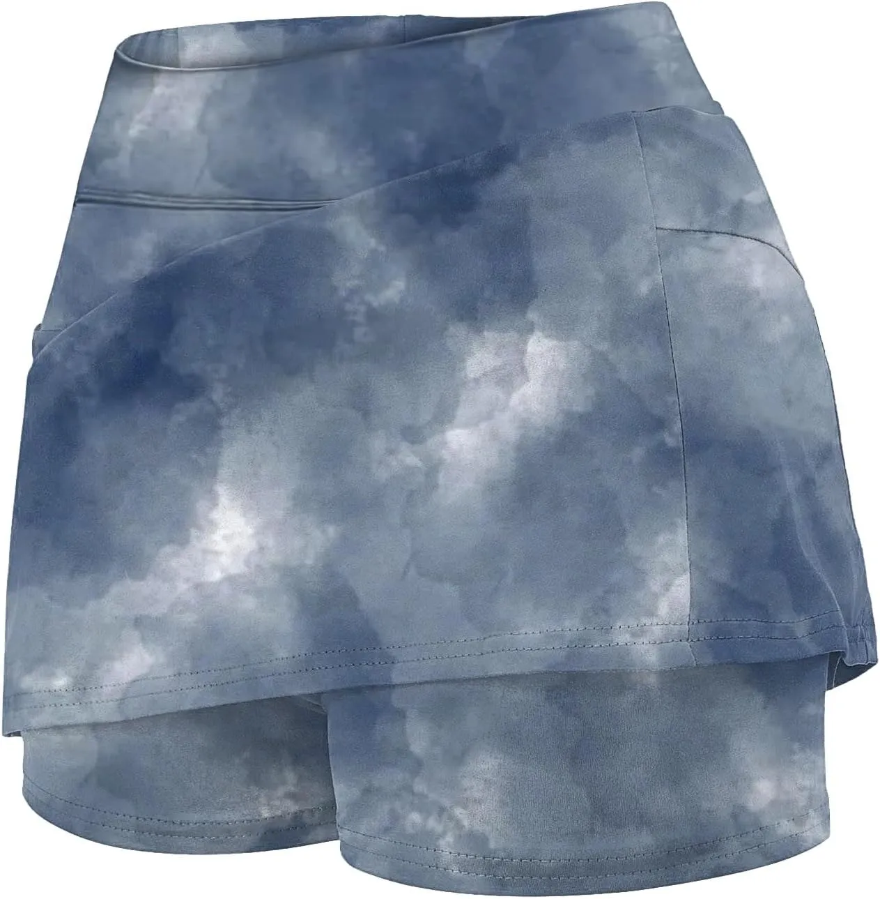 cooki Women's Mini Tennis Skirt 2025 Athletic Cute High Waisted Tie Dye Golf Skorts Summer Casual Lightweight Workout Shorts