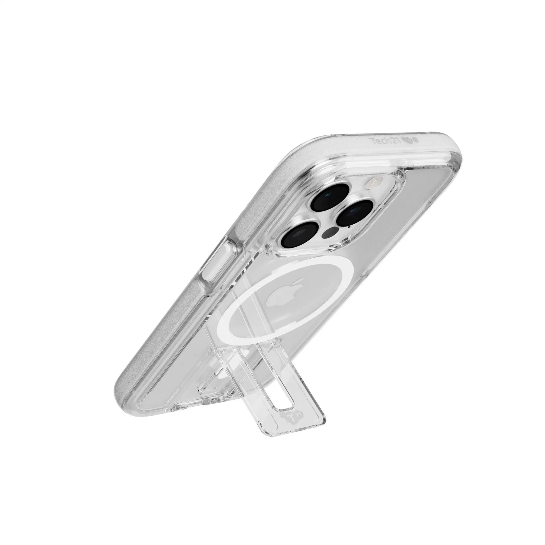 EvoCrystal Kick - Apple iPhone 15 Pro Case MagSafe® Compatible - White