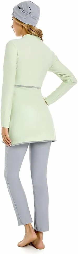 Full Swimming Costume Burkini for Women Modest Girls Swimsuit Islamic Swimwear Plus Size