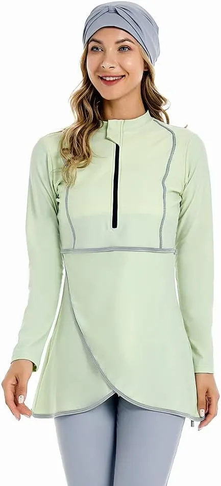 Full Swimming Costume Burkini for Women Modest Girls Swimsuit Islamic Swimwear Plus Size