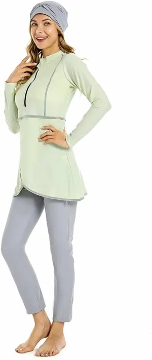 Full Swimming Costume Burkini for Women Modest Girls Swimsuit Islamic Swimwear Plus Size