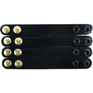 GOULD & GOODRICH Double Snap Belt Keepers GG-B76-4WBR