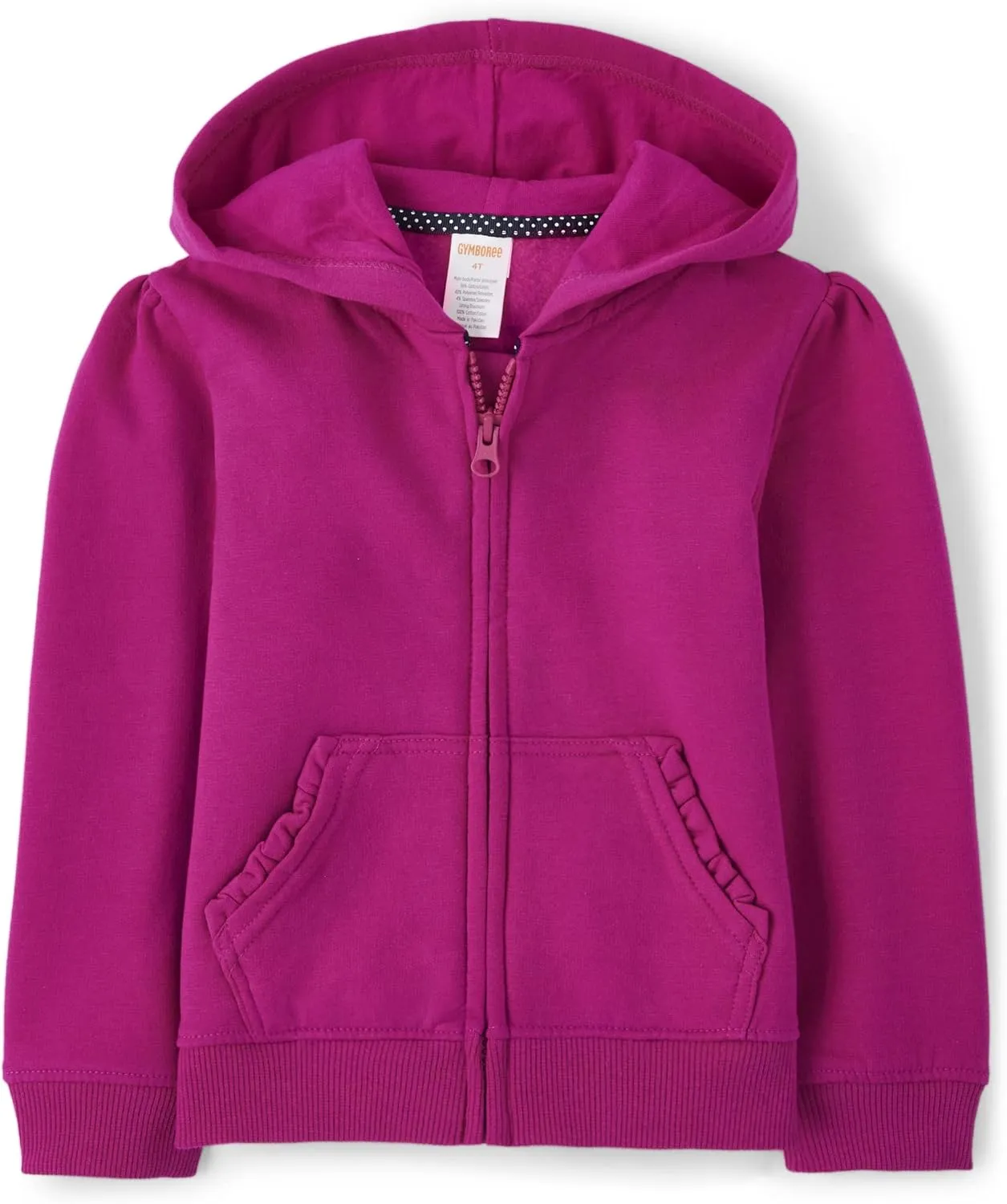 Gymboree Girls And Toddler Long Sleeve Zip Up Hoodie Sweatshirt