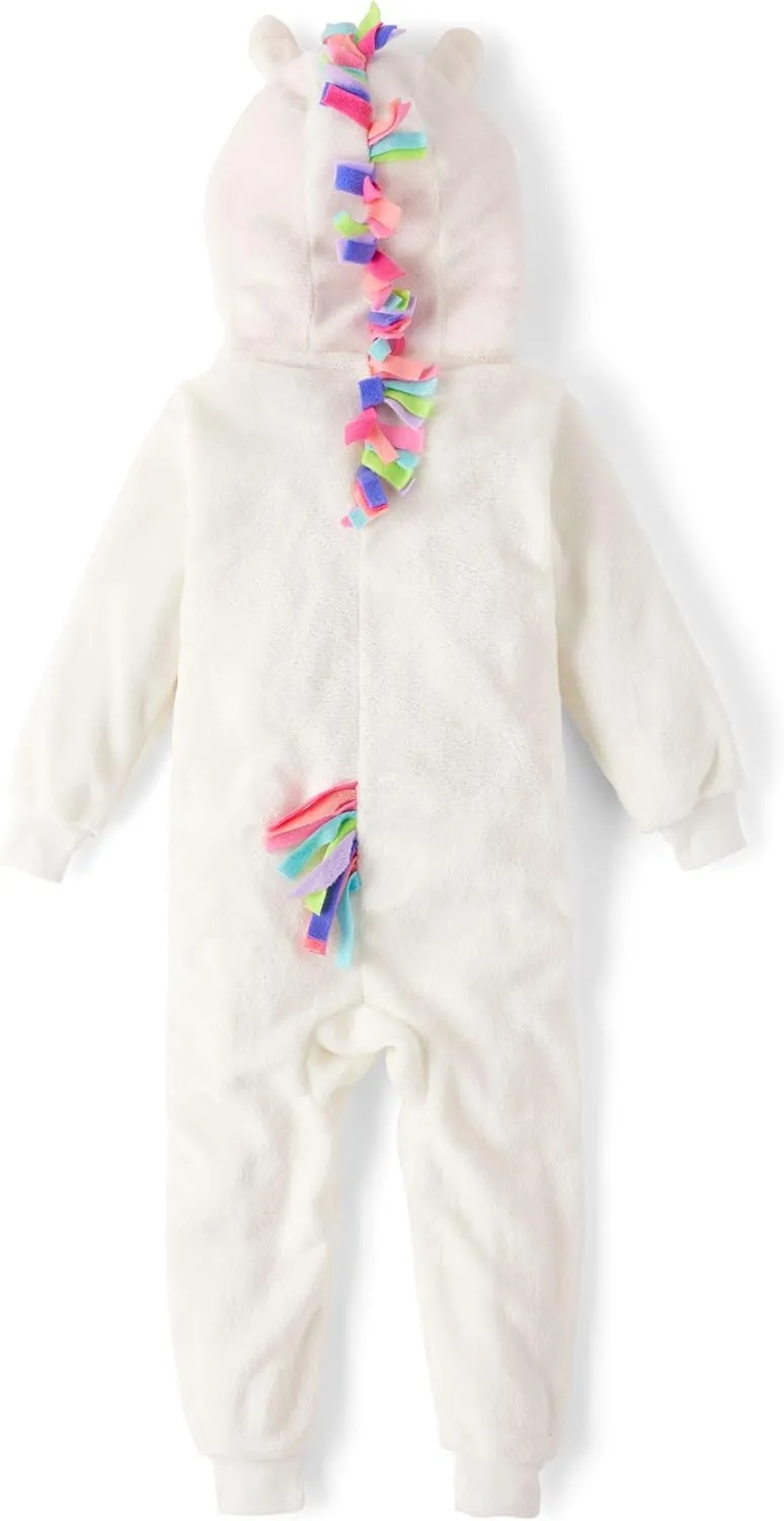 Gymboree Girls' Kids' One Piece Zip Front Footed Pajama