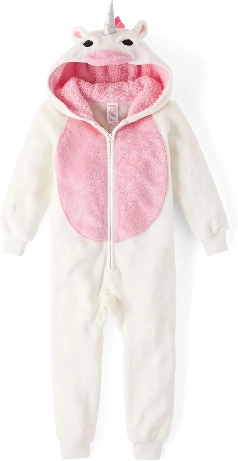Gymboree Girls' Kids' One Piece Zip Front Footed Pajama