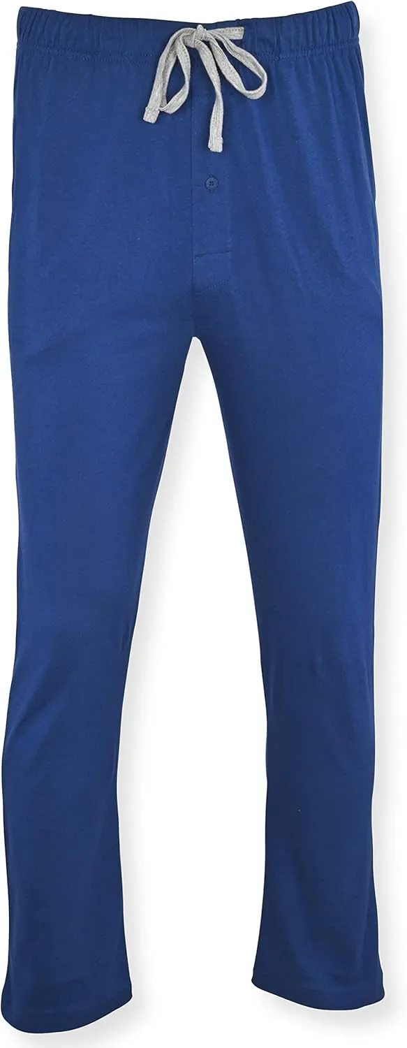 Hanes Men's Solid Knit Sleep Pant with Pockets and Drawstring