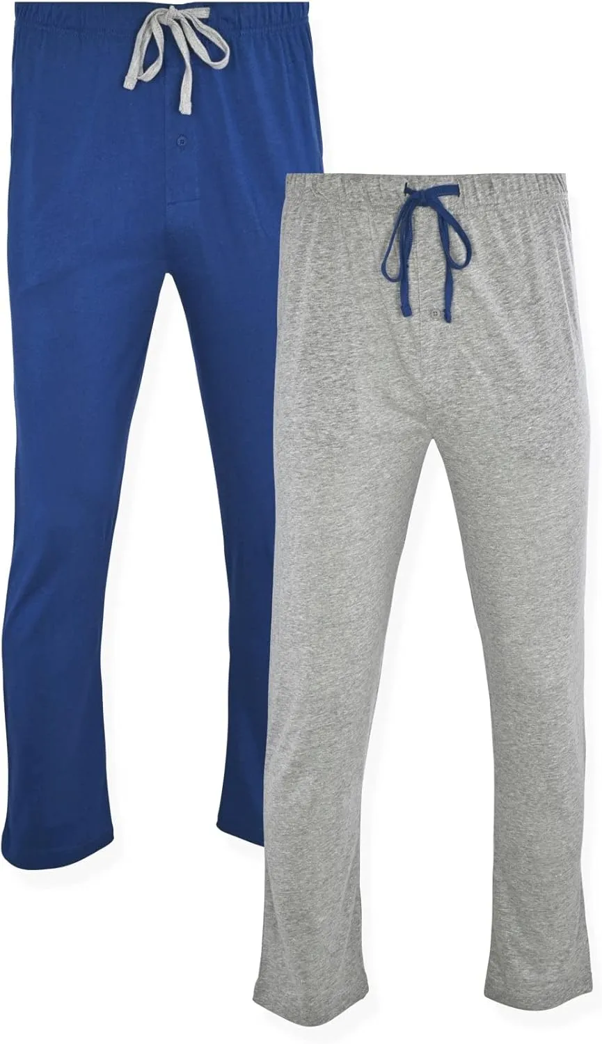 Hanes Men's Solid Knit Sleep Pant with Pockets and Drawstring