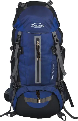 Hiking Backpack 50L, Water Resistant Light-Weight Day Pack for Backpacking Camping and Travel
