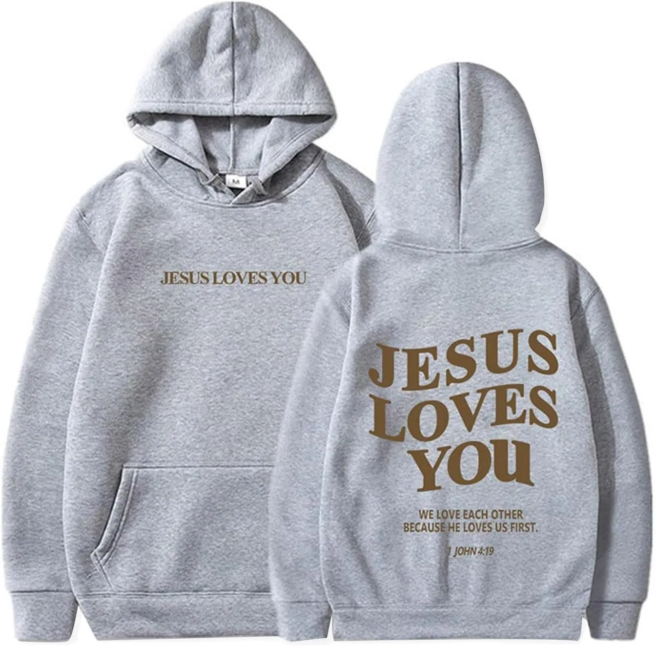 Jesus Hoodie Jesus Loves You Religious Sweatshirt Jesus Saves Faith Long Sleeve Pullover Tops Faith Over Fear Hoodie