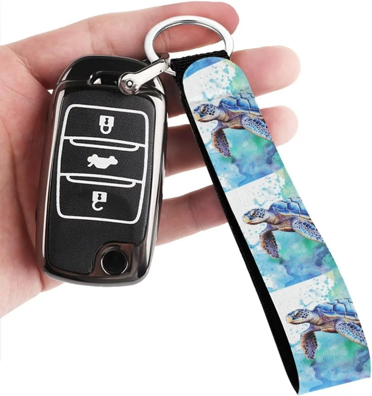 Keychain Wristlet for Women Men Fashion Key Chain Holder with Light Weight and Key Ring Special Gifts for Holidays