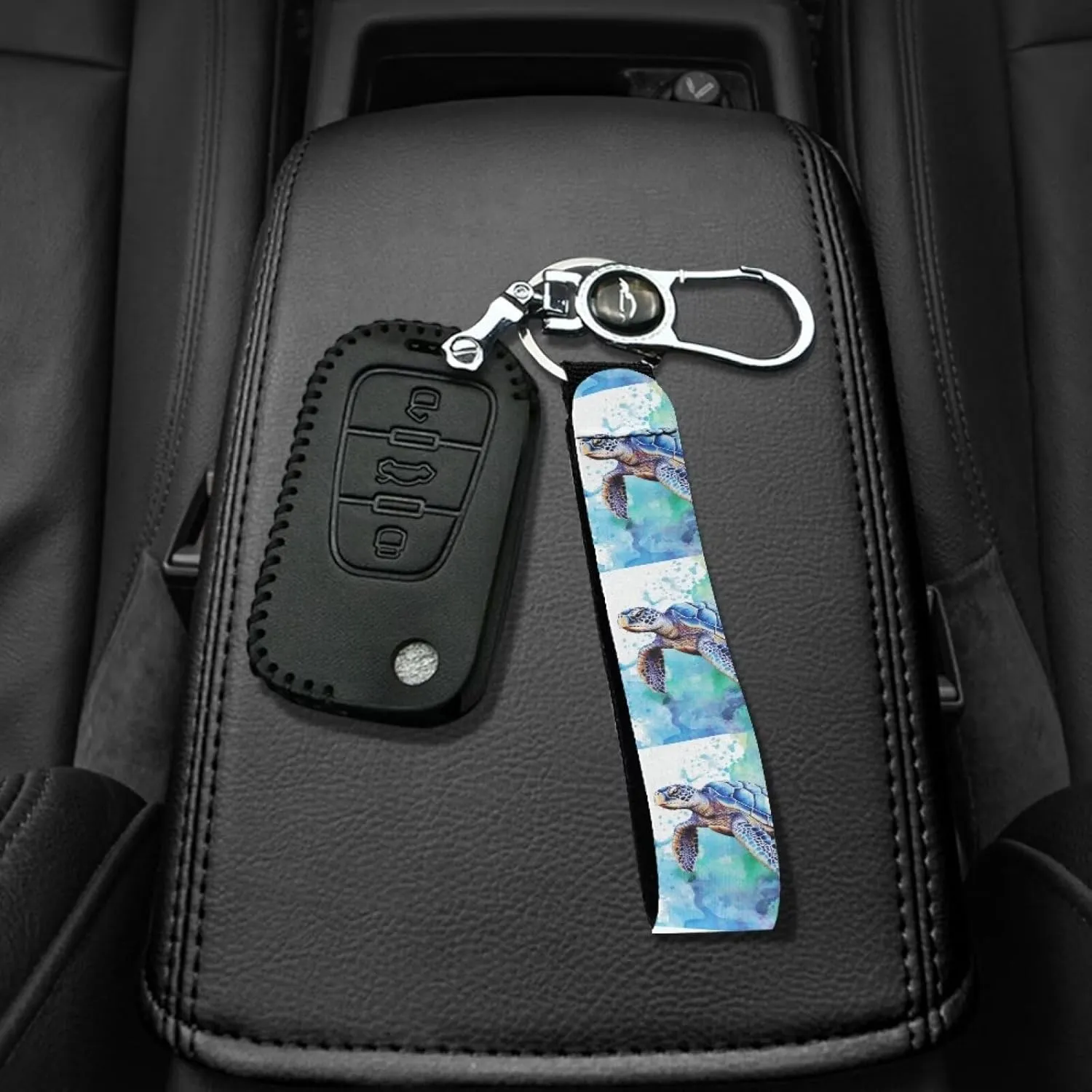 Keychain Wristlet for Women Men Fashion Key Chain Holder with Light Weight and Key Ring Special Gifts for Holidays