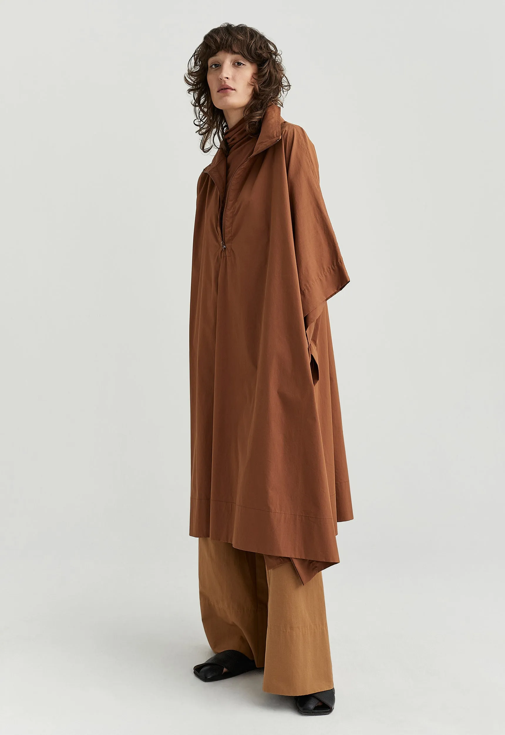 Kirk Cotton Poncho - Penny