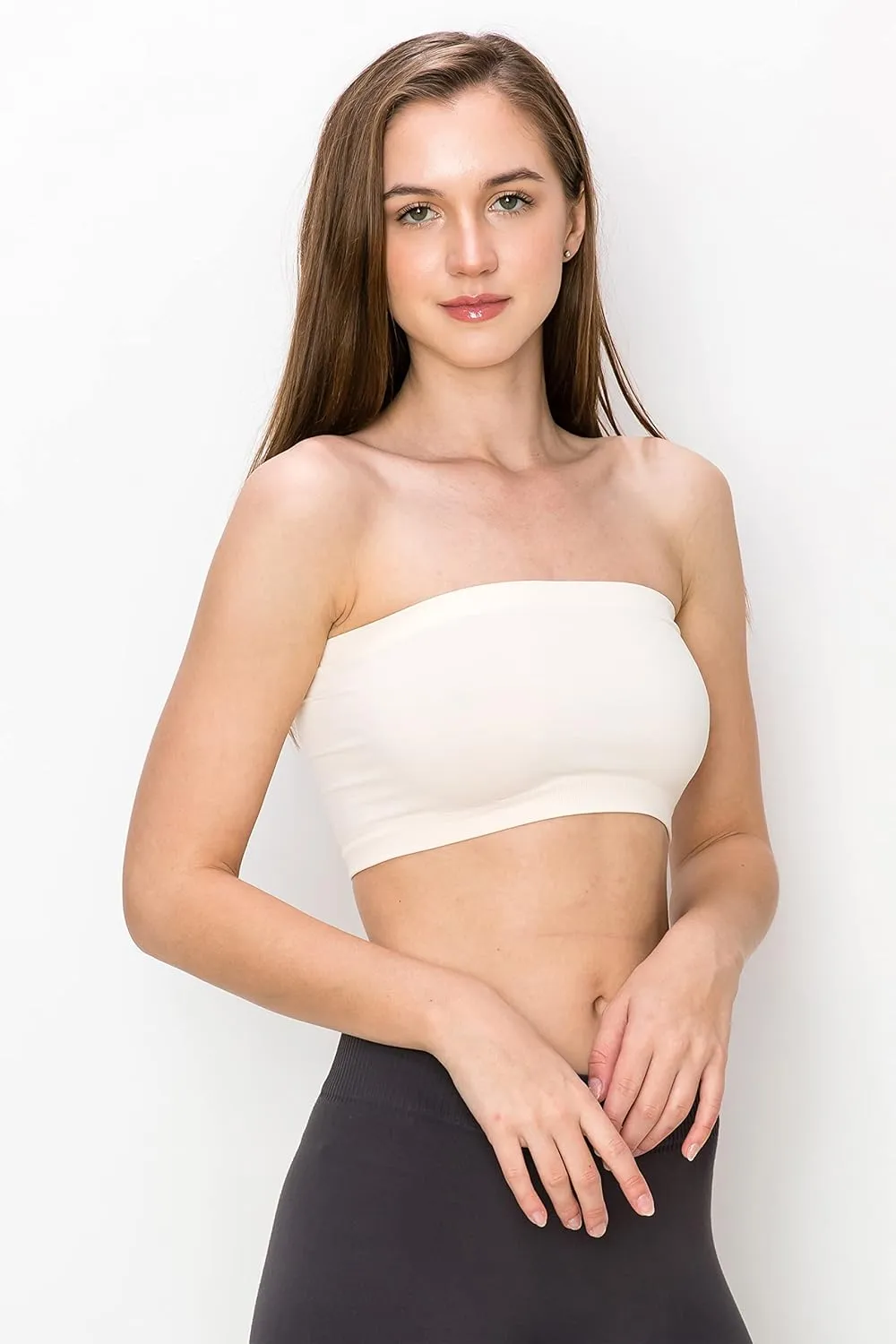 Kurve Seamless Mini Bandeau Tube top - UV Protective Fabric, Rated UPF 50 , Made in USA