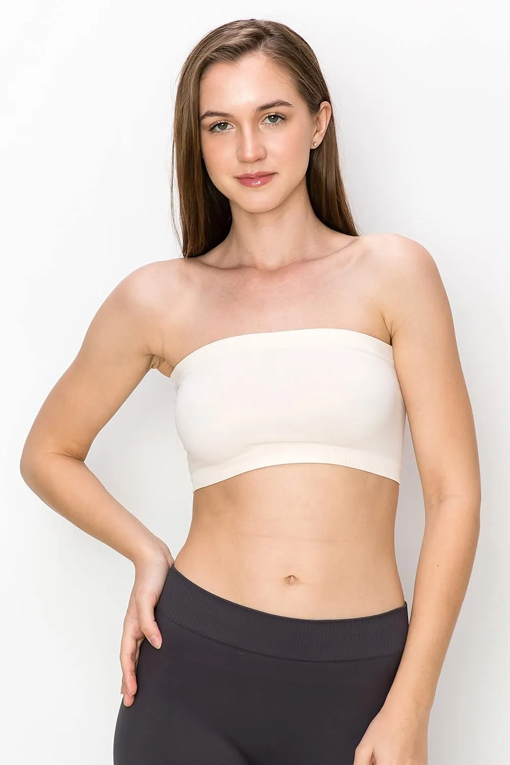 Kurve Seamless Mini Bandeau Tube top - UV Protective Fabric, Rated UPF 50 , Made in USA