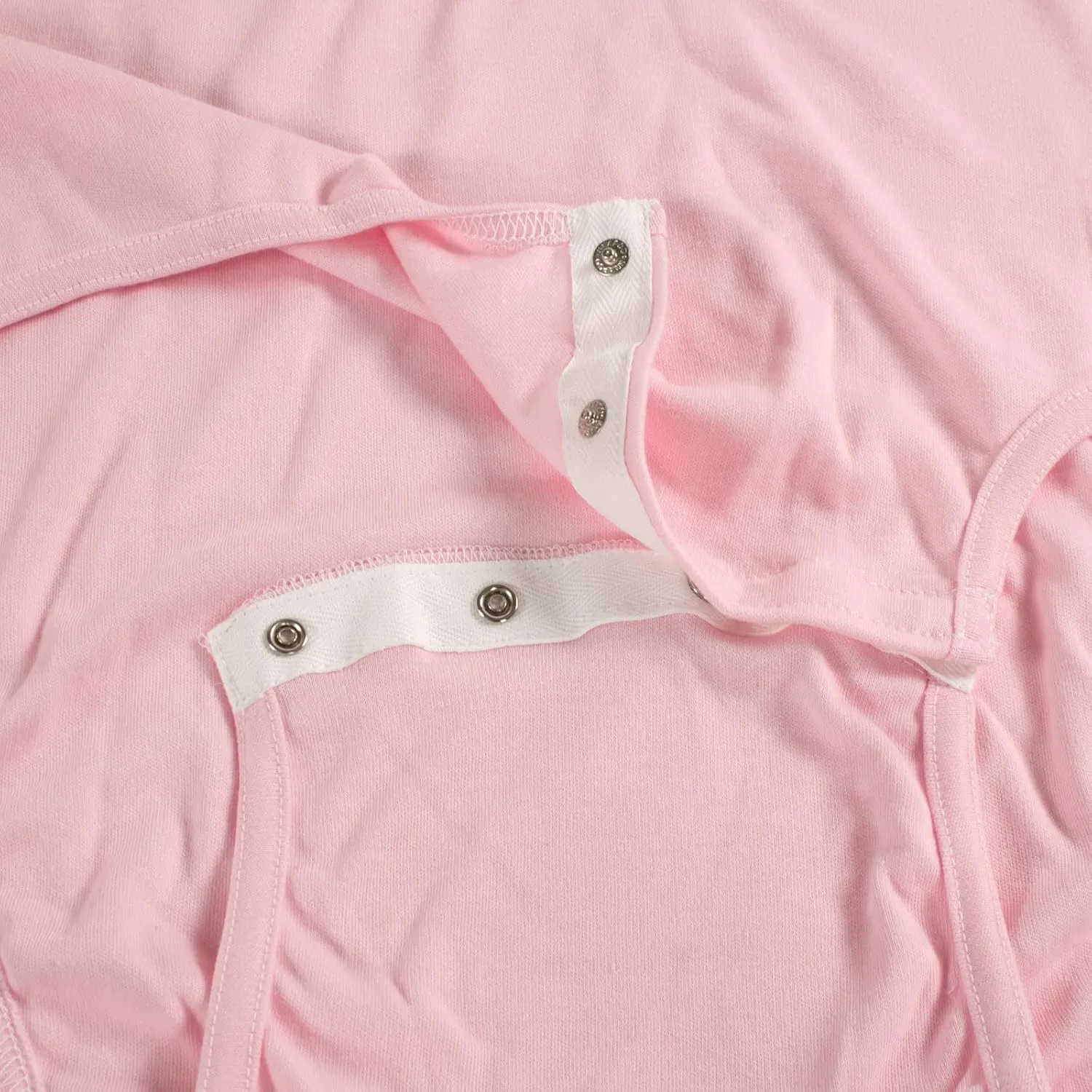 LeakMaster Adult Bodysuit Diapering T-Shirt Quality Heavyweight 100% Cotton Fabric. Front Facing Snap Closures.