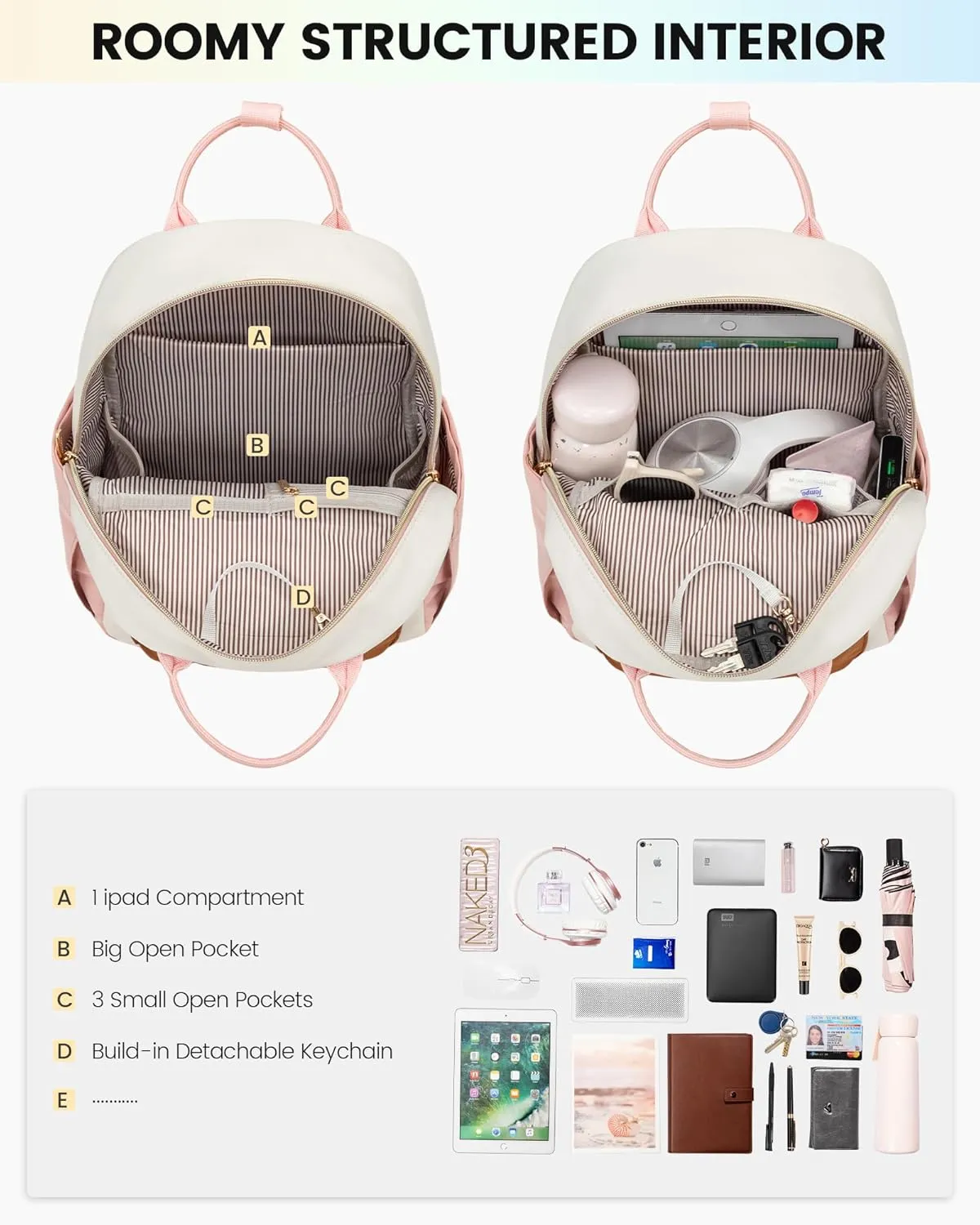 LOVEVOOK Mini Backpack Purse for Women Cute Small Backpack, Light Weight Fashion Daypack for Work Travel Daily Backpack