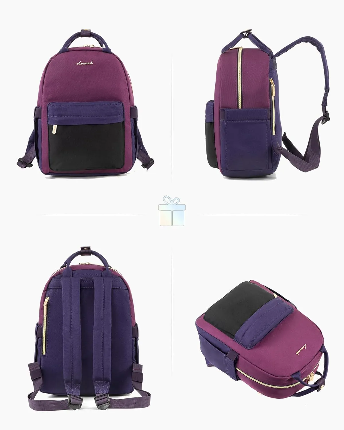 LOVEVOOK Mini Backpack Purse for Women Cute Small Backpack, Light Weight Fashion Daypack for Work Travel Daily Backpack