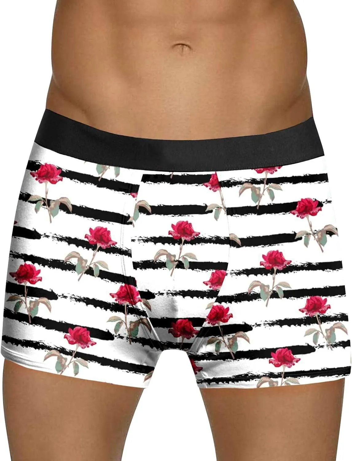 Mens Silk Underwear Pure Cotton Grapheness Pants Personality Mid Waist Underwear Men Clothes Men'S Boxer Briefs