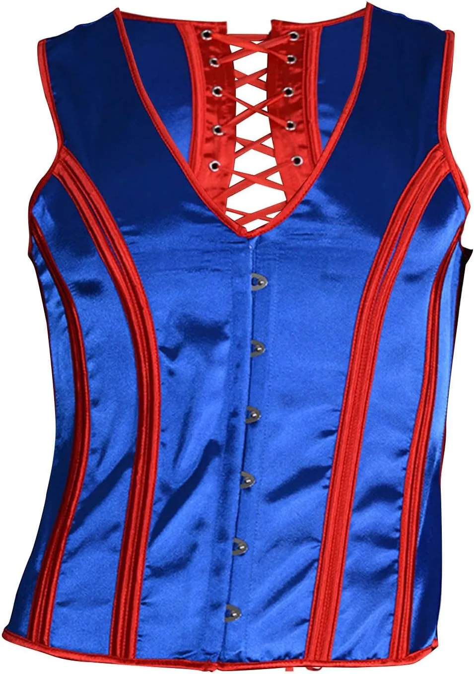 Mens Vintage Shapewear Tank Top Waist Binding Muscle Shirt Men Sleeveless Lace Up Undershirt Workout Gym Clothes XS-3XL