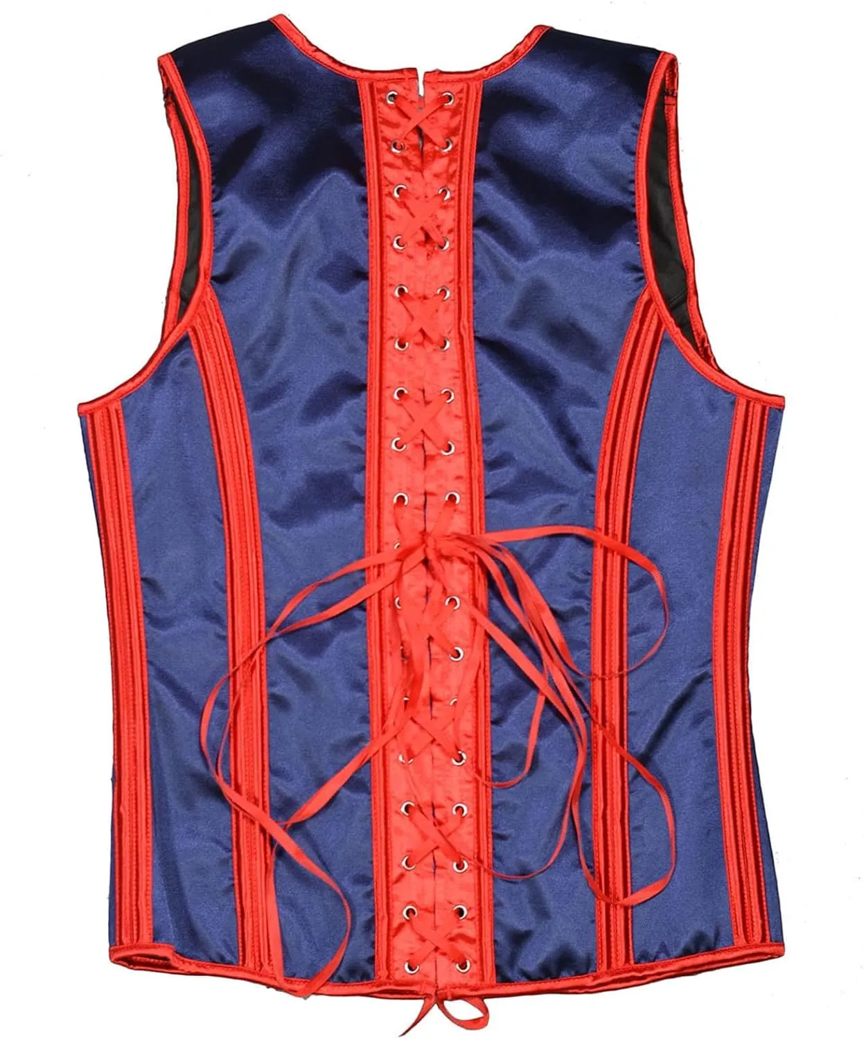 Mens Vintage Shapewear Tank Top Waist Binding Muscle Shirt Men Sleeveless Lace Up Undershirt Workout Gym Clothes XS-3XL
