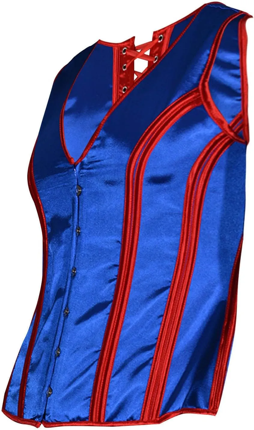 Mens Vintage Shapewear Tank Top Waist Binding Muscle Shirt Men Sleeveless Lace Up Undershirt Workout Gym Clothes XS-3XL