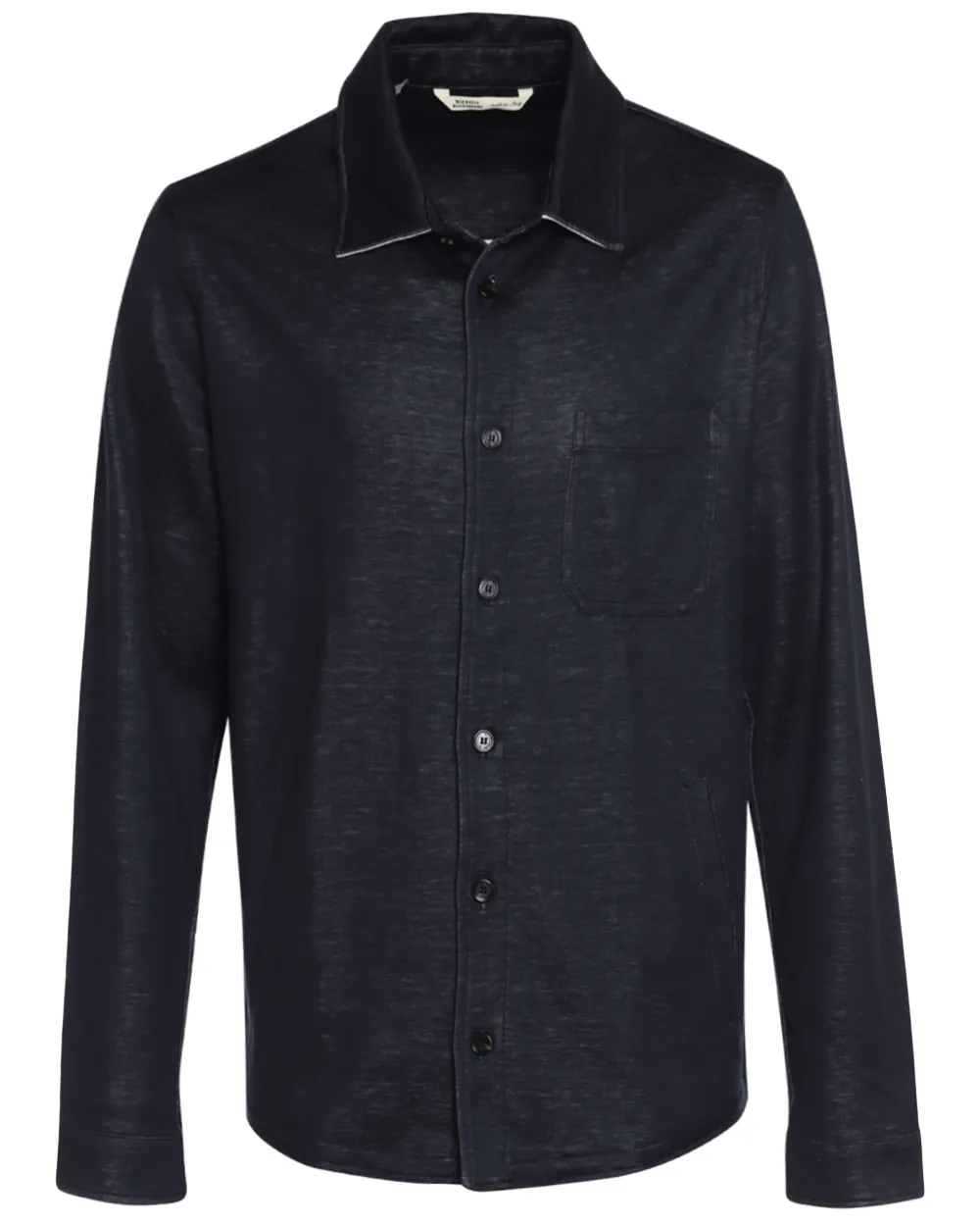 Midnight Navy Jersey Shirt Jacket