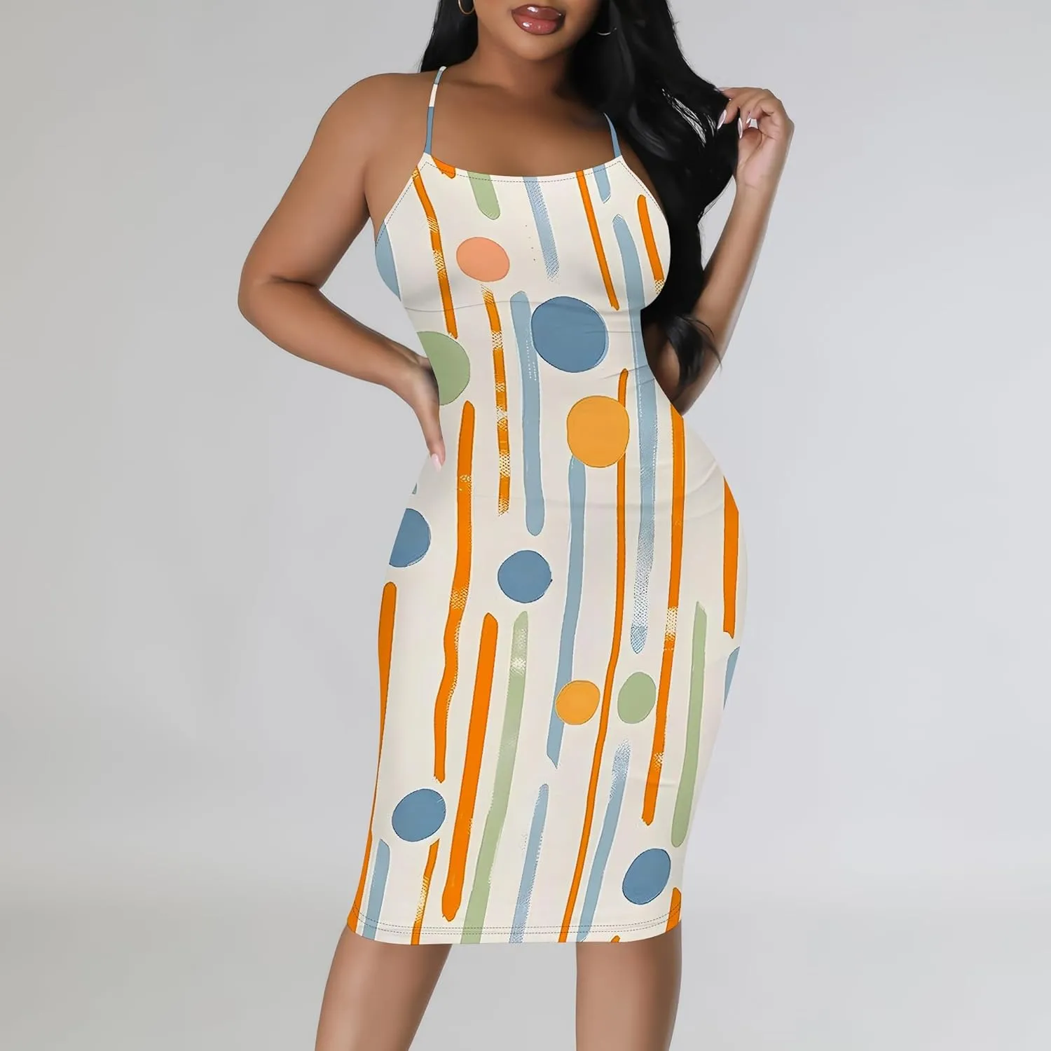 Mini Dress Sexy Bodycon Sundress for Women Summer Short Low Backless Spaghetti Strap Beach Boho Party Club Dresses