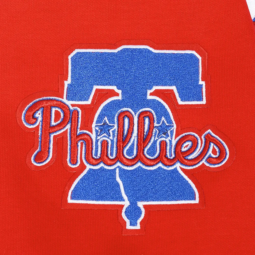 MLB PHILADELPHIA PHILLIES BRYCE HARPER #3 CLASSIC WARM UP JACKET (RED)