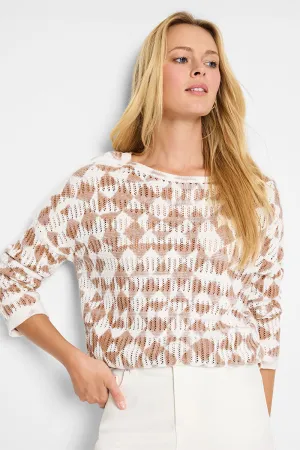 NIC ZOE Textured Diamond Sweater