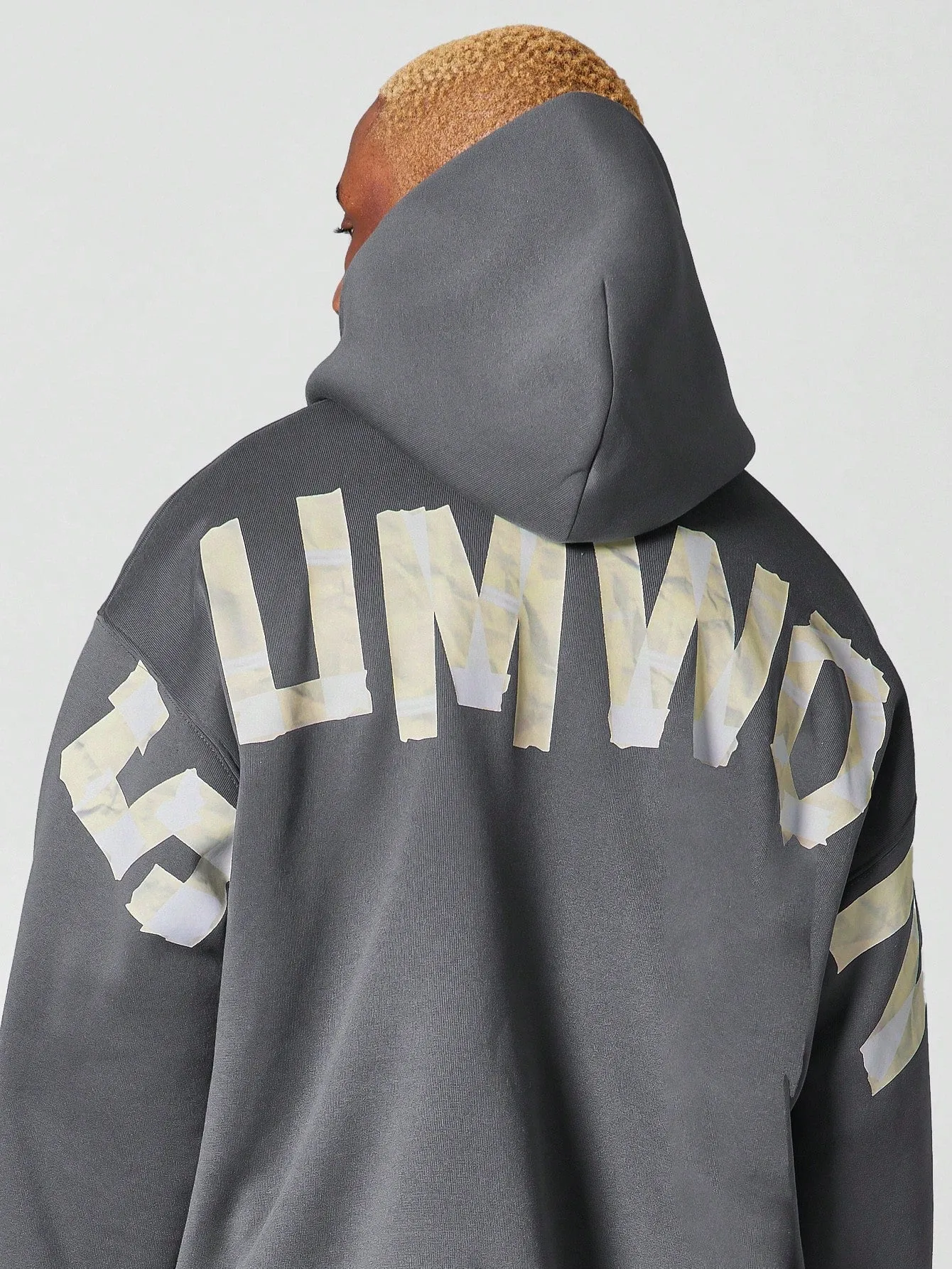 Overhead Hoodie With Front And Back Print