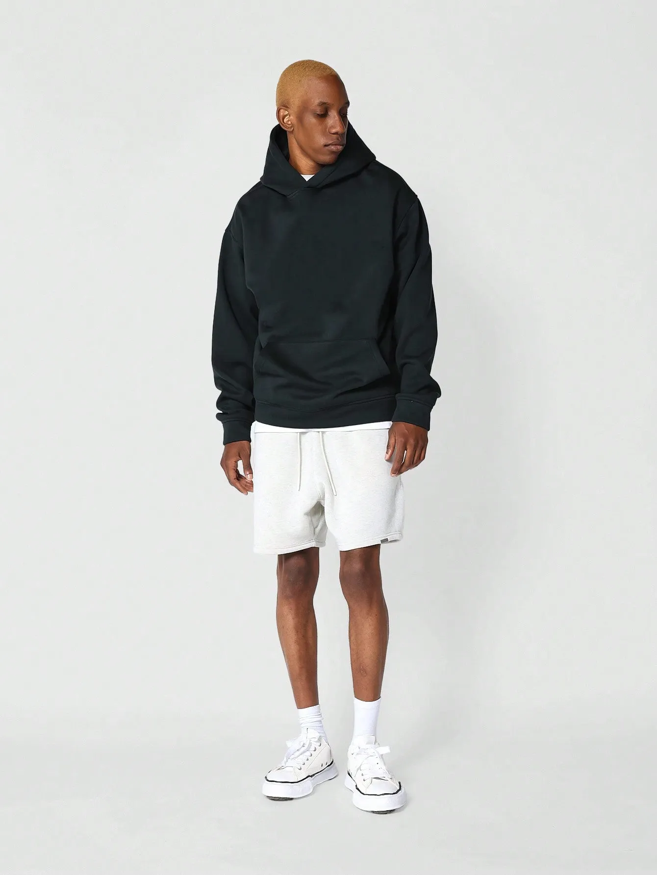 Overhead Washed Hoodie With Back Graphic Print