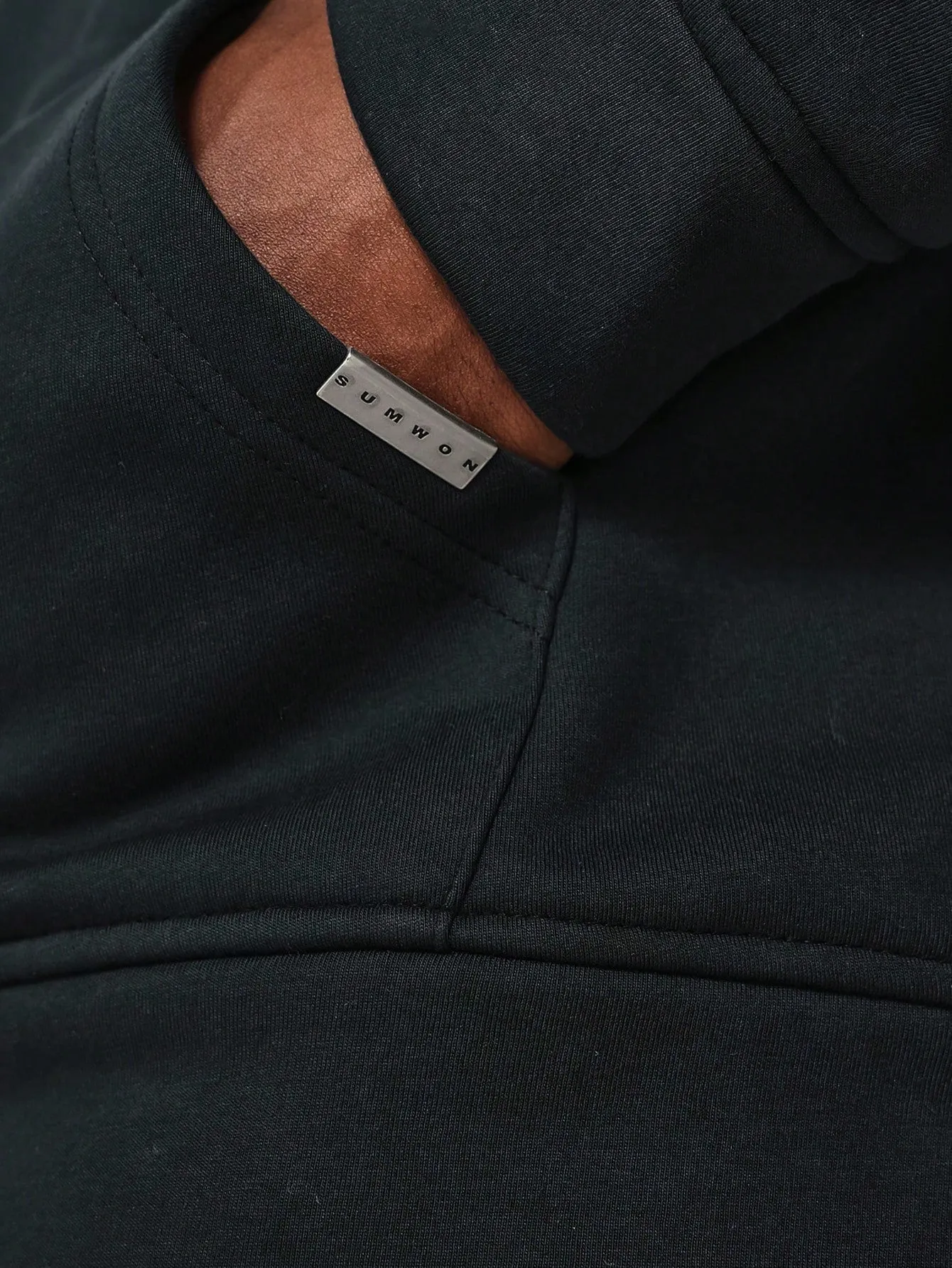Overhead Washed Hoodie With Back Graphic Print