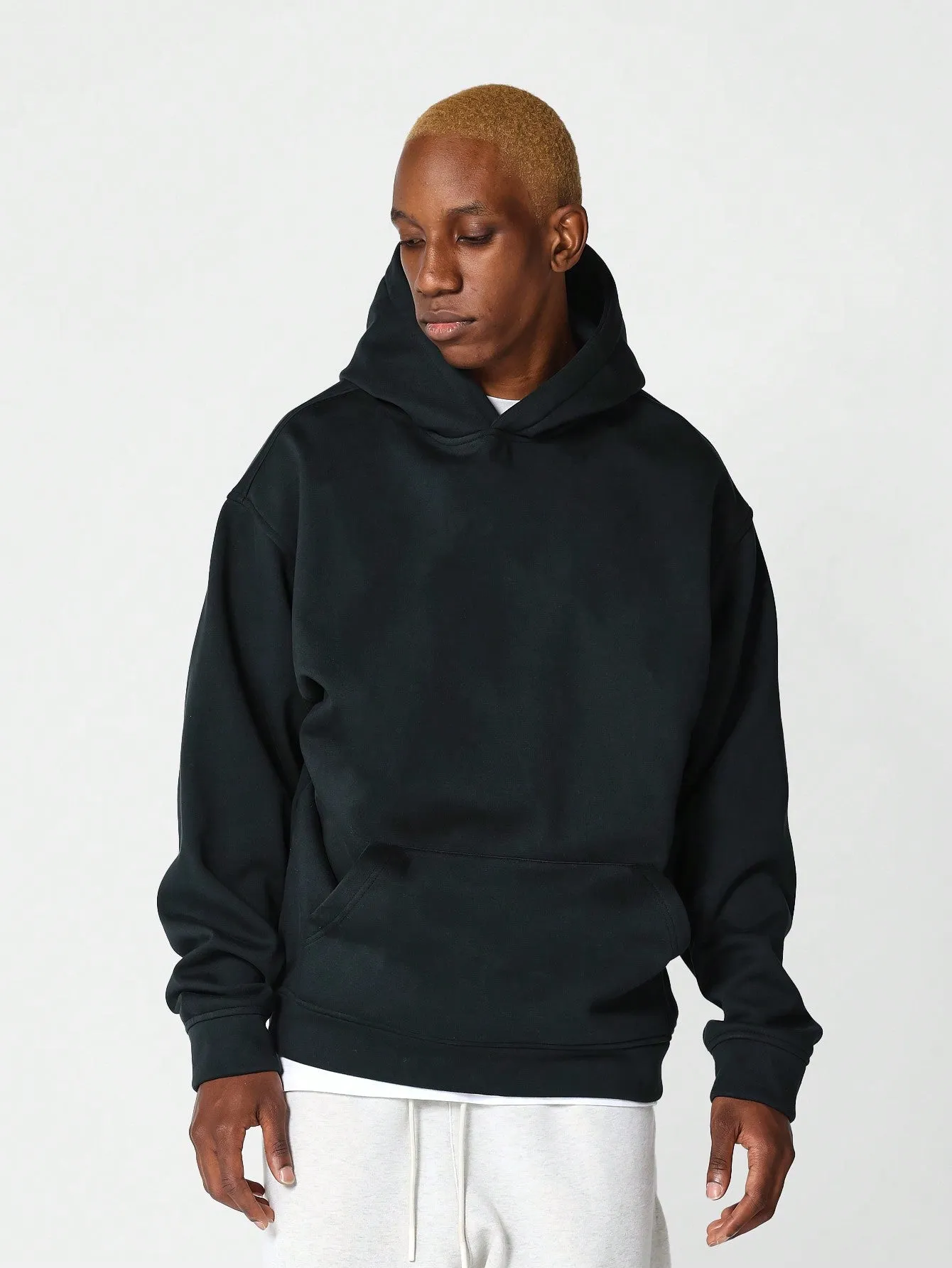 Overhead Washed Hoodie With Back Graphic Print
