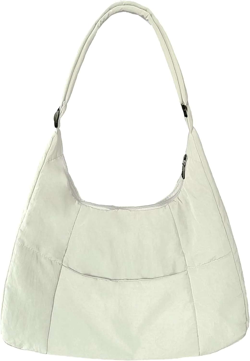 Puffer Crescent Shoulder Bag Women Nylon Light Weight Crossbody Purse Large Hobo Bag Puffy Tote Bag Handbag