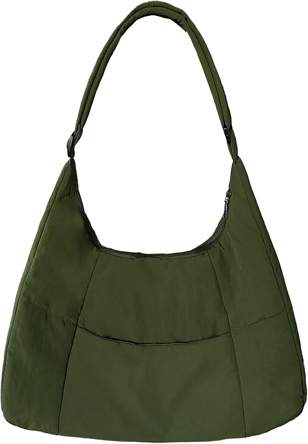 Puffer Crescent Shoulder Bag Women Nylon Light Weight Crossbody Purse Large Hobo Bag Puffy Tote Bag Handbag
