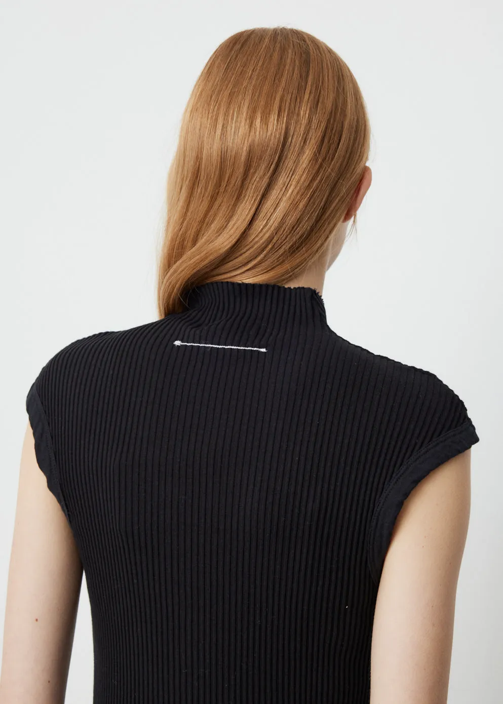 Raised Neck Drapey Rib Tank