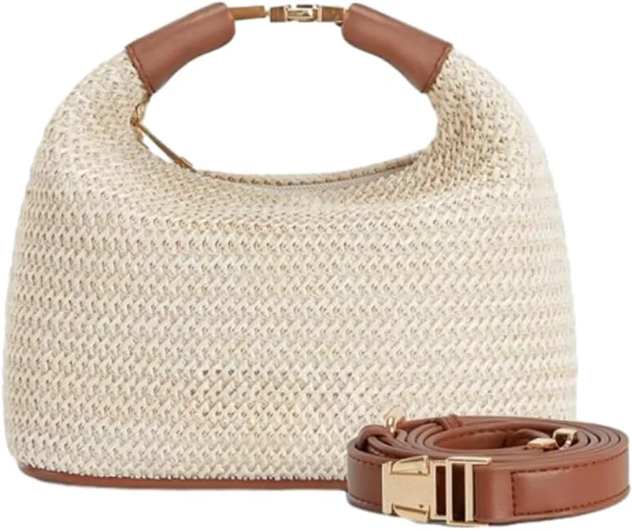 Straw Purse for Women Beach Woven Hobo Handbag Crossbody Bag Vacation Top Handle Satchel Shoulder Purses