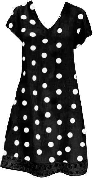 Summer Casual T Shirt Dresses for Women 2024 Plus Size Ladies Dress Womens Slim Dresses 2024 Cotton Linen Dresses
