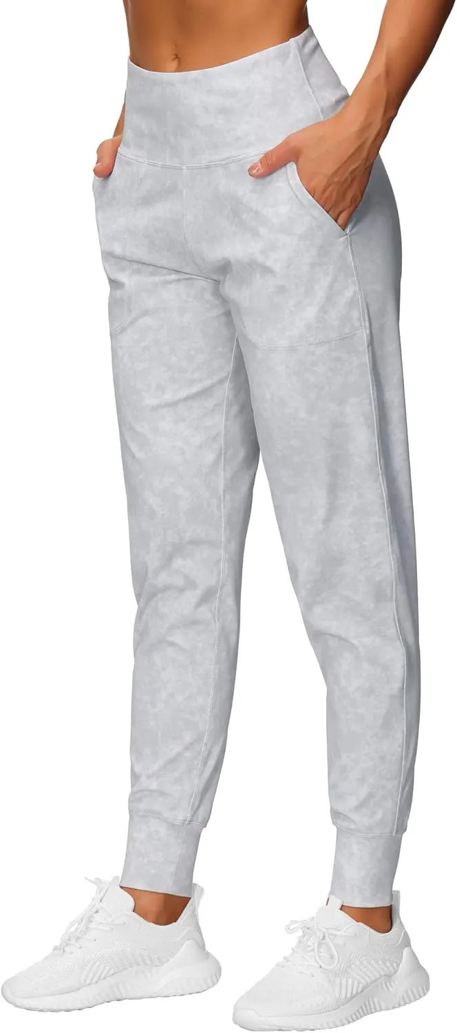THE GYM PEOPLE Women's Joggers Pants Lightweight Athletic Leggings Tapered Lounge Pants for Workout, Yoga, Running