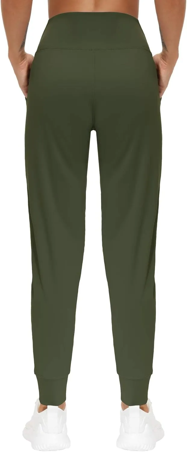 THE GYM PEOPLE Women's Joggers Pants Lightweight Athletic Leggings Tapered Lounge Pants for Workout, Yoga, Running