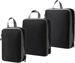 Todays Deals in Clearance 3PCS Compression Packing Cubes Organizer for Travel Luggage Organizer for Suitcases Backpack
