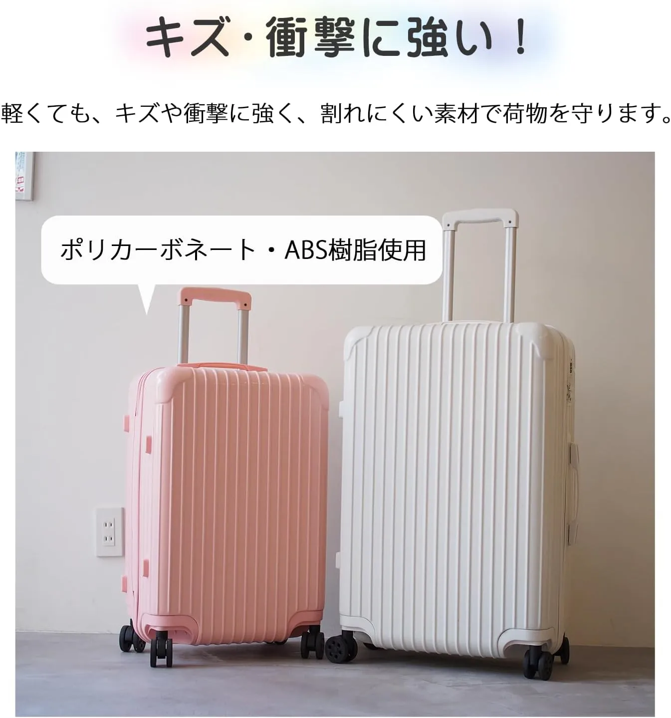 Trolley Luggage Zipper Type suitcase with dial Lock light weight [71-22036-10](Black, M)